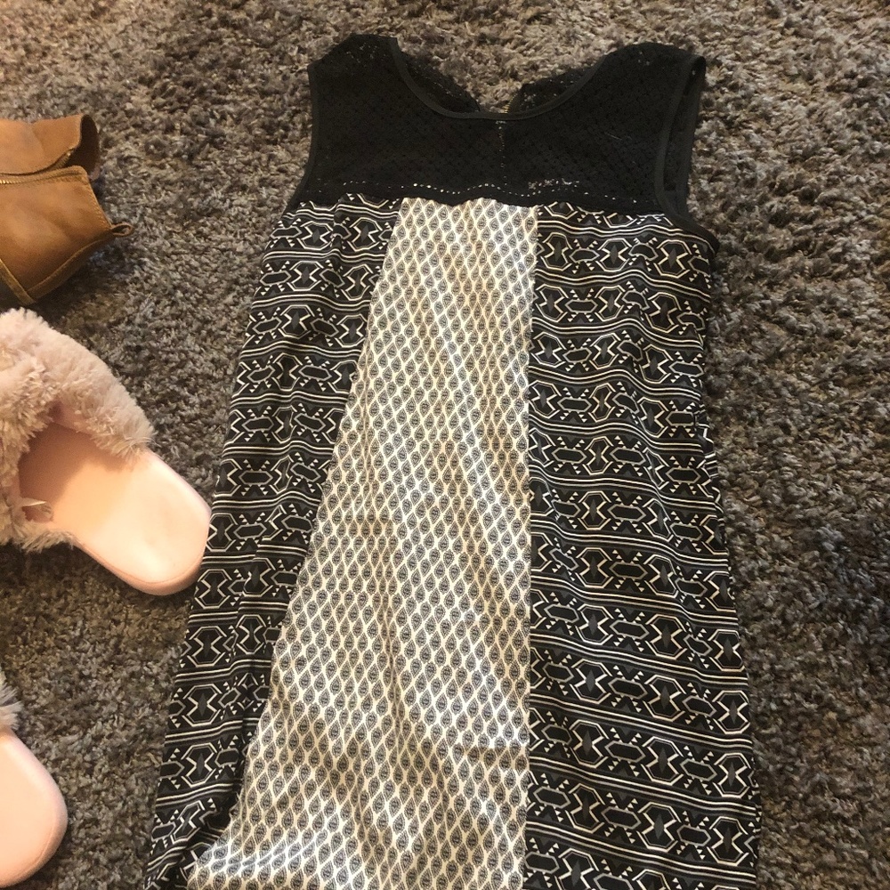 Black and White Formal Dress